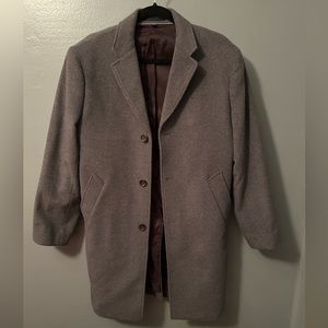 J Crew Gray Ludlow Topcoat. Previously worn but in good condition.